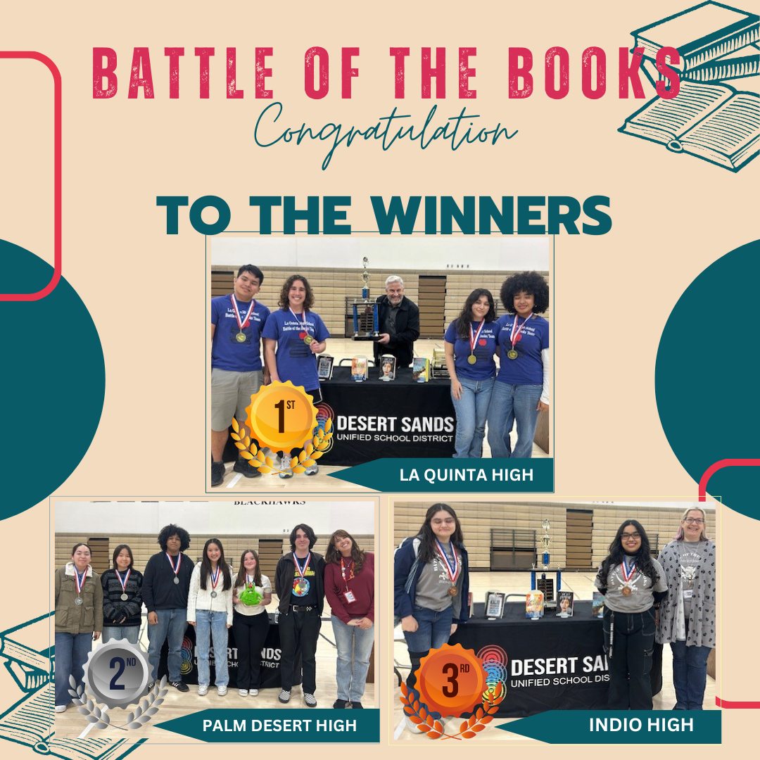 Congratulations to High School Battle of the Books Winners Congratulations to High School Battle of the Books Winners